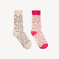 Hearts & Arrows Pima Socks - Pack of 2
