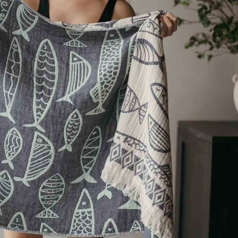 Fish Family Towel