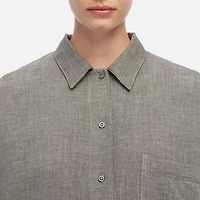 City Collection Buttoned Shirt Dress