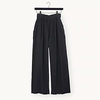 Crinkle Palazzo Pants
