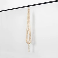 Wooden Beaded Hanging Pot Holder