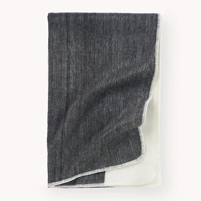 Striped Large Alpaca Throw