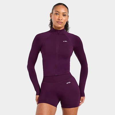 AYBL Women's Adapt Seamless Jacket / Midnight Plum
