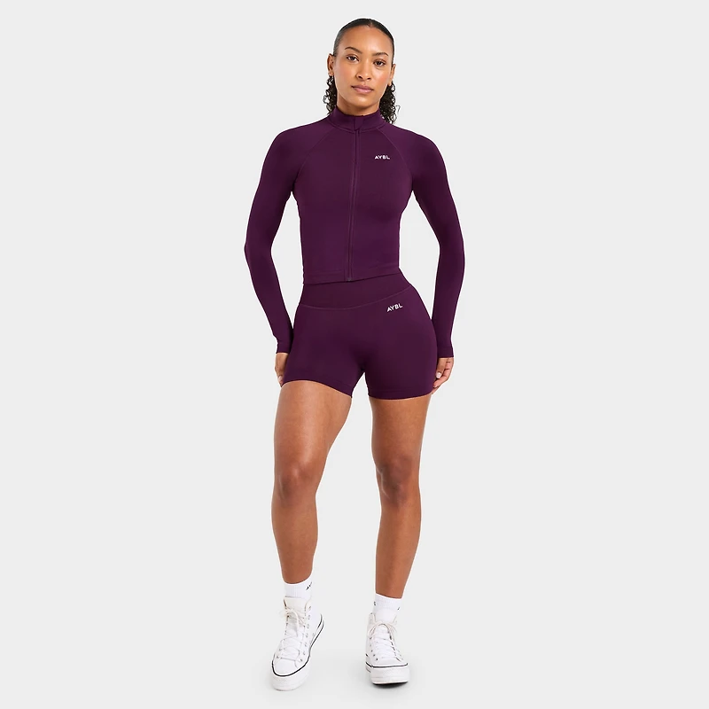 AYBL Women's Adapt Seamless Jacket / Midnight Plum