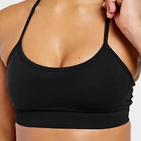 AYBL Femme Soutien-gorge de sport sans coutures Empower / Noir