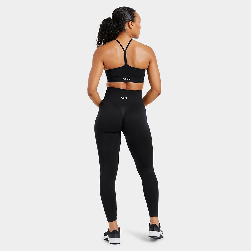 AYBL Women's Empower Seamless Sports Bra Black