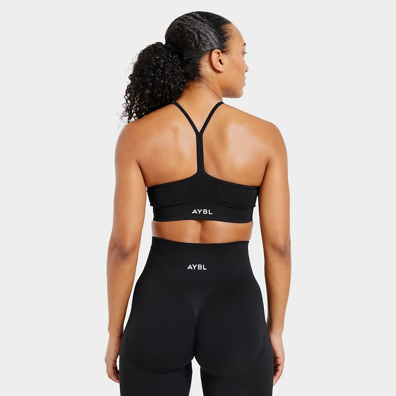 AYBL Women's Empower Seamless Sports Bra Black