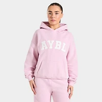 AYBL Femme Chandail à Capuchon Surdimensionné Varsity 2.0 / Rose Glacé