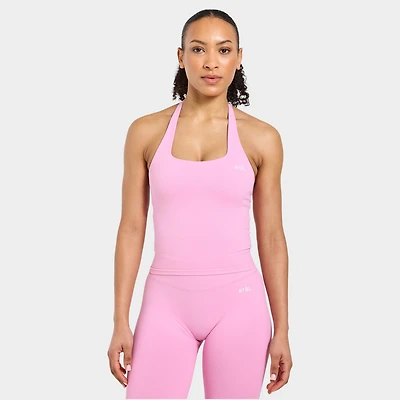 AYBL Women's Enhance Seamless Halterneck Top / Sugar Pink