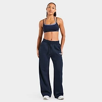 AYBL Sports Collective Pantalon de jogging ample à coupe droite / Bleu Marine Authentique