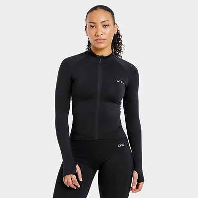 AYBL Women's Empower Seamless Full Zip Jacket / Black