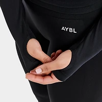AYBL Women's Empower Seamless Full Zip Jacket / Black