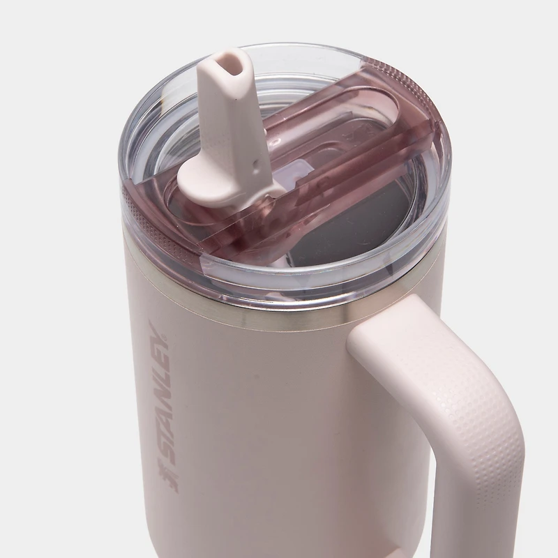 Gobelet Stanley The Quencher ProTour à paille rabattable 30 oz / Quartz rose
