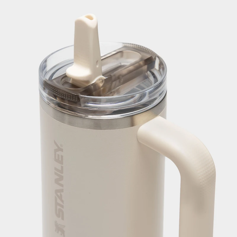 Gobelet Stanley The Quencher ProTour avec paille rabattable 30oz / Crème