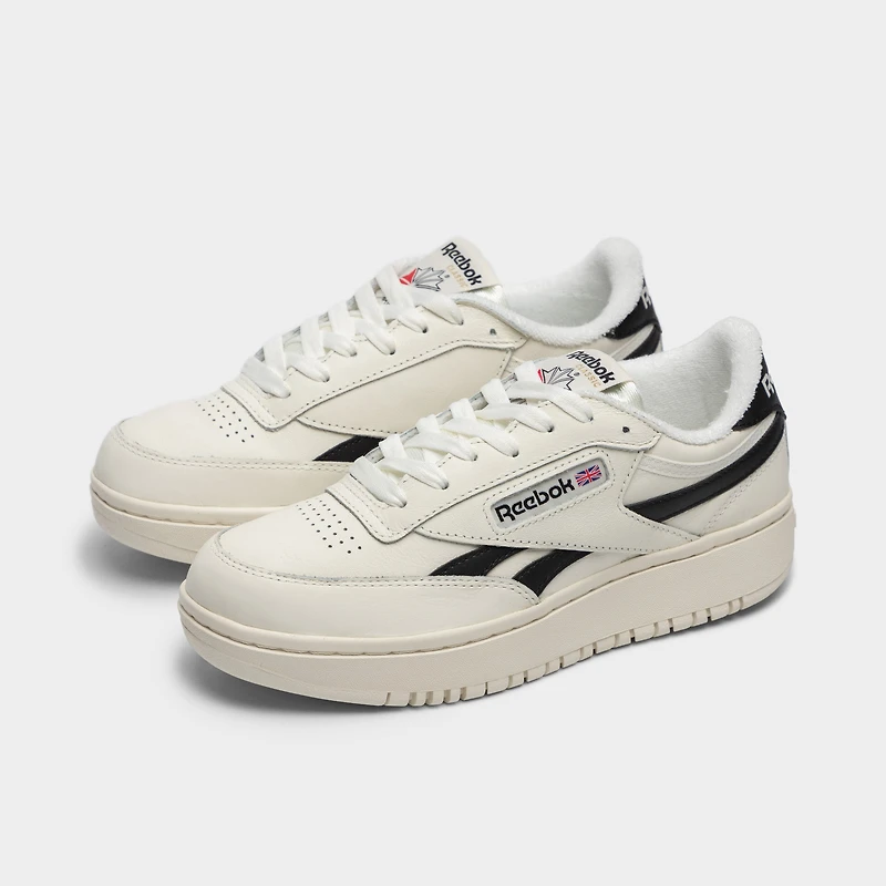 Reebok Women's Club C Double Revenge Chalk / Black