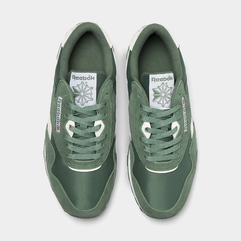 Reebok CL Nylon Green / White