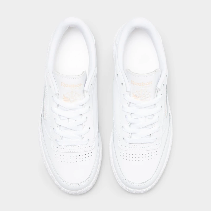 Reebok Women's Club C 85 White / Bleached Peach