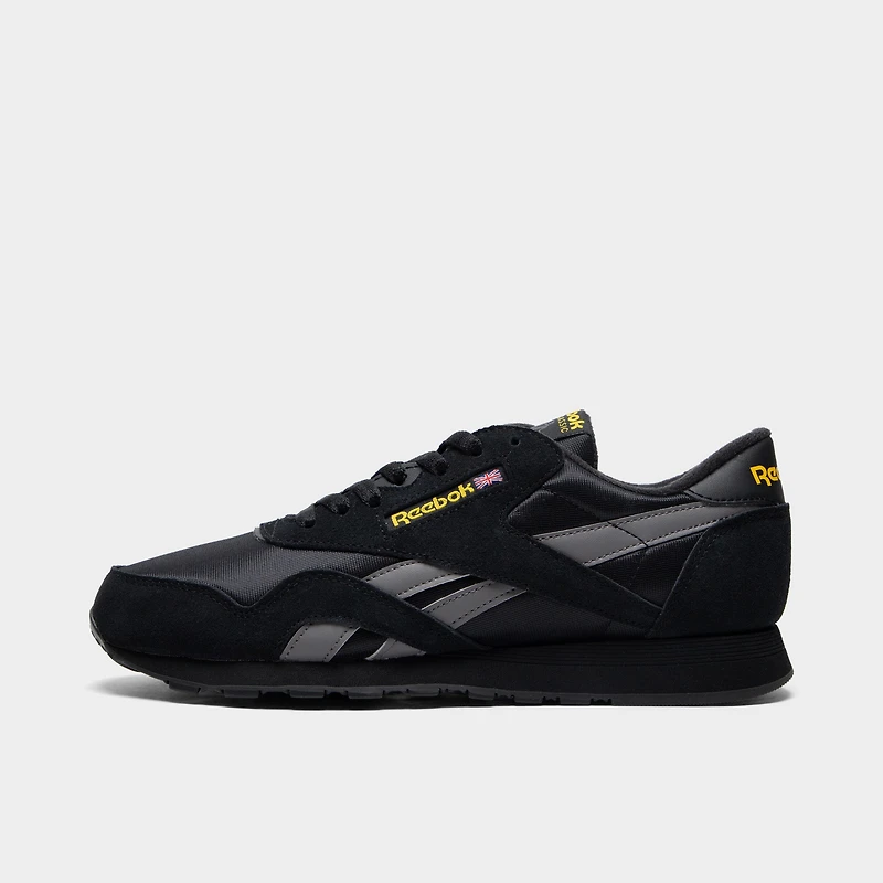 Reebok Classic Nylon Black / Overcast Grey - Golden Haze