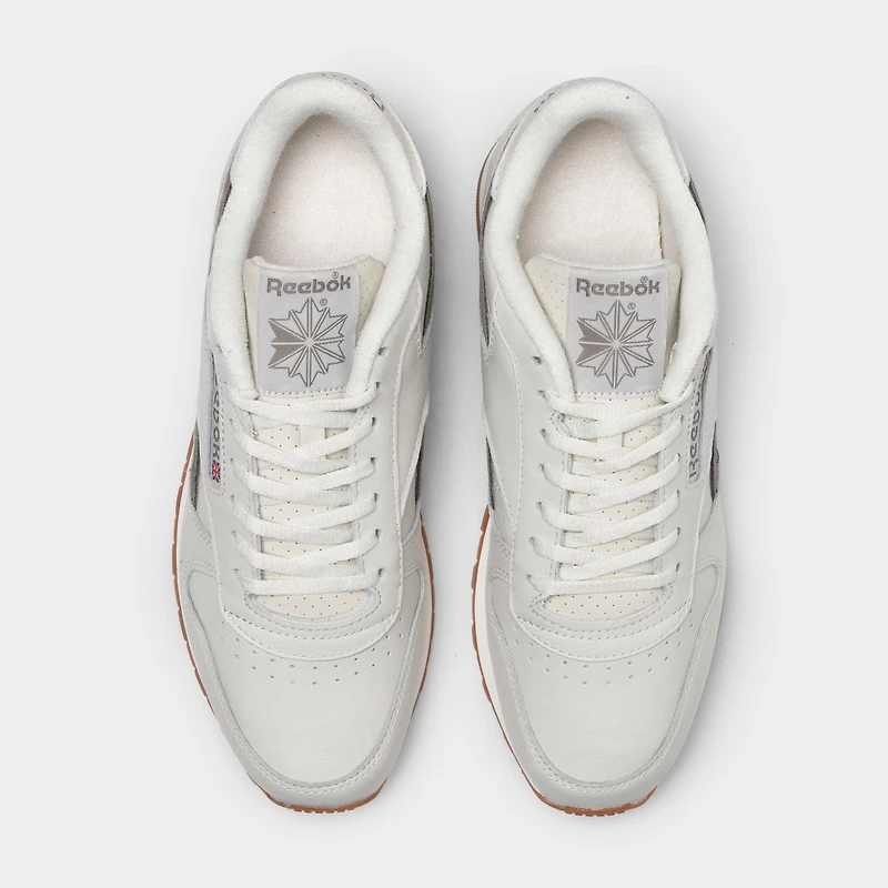 Reebok CL Cuir Gris / Gomme