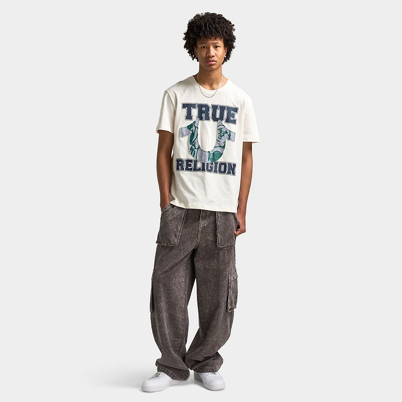 True Religion Applique Terry Tee / Winter White