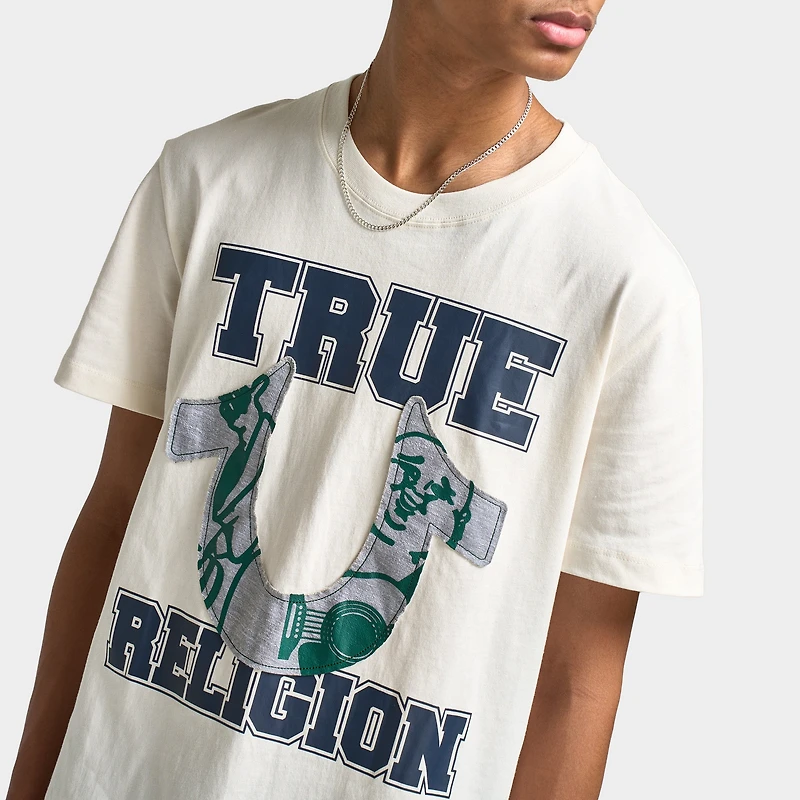True Religion Applique Terry Tee / Winter White