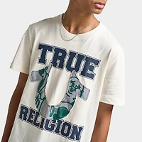 True Religion Applique Terry Tee / Winter White