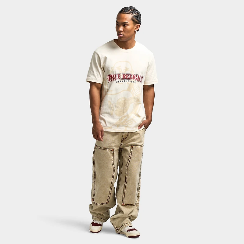 True Religion SS QT Logo Tee / Winter White