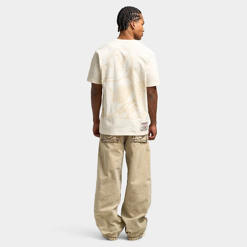 True Religion SS QT Logo Tee / Winter White