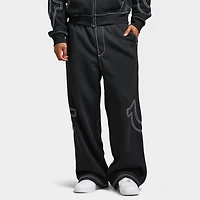 True Religion Baggy Big T Sweatpants / Jet Black