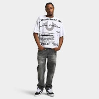 TRUE RELIGION SCRIPT SS BOXY TEE / OPTIC WHITE