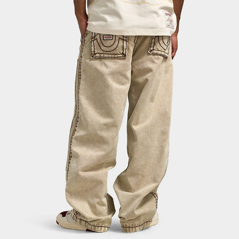True Religion Baggy Canvas Carpenter Super T Pants / Washed