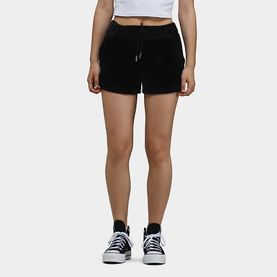 Juicy Couture Women's Classic Velour Shorts / Liquorice
