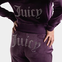 Juicy Couture Women's OG Bling Pants / Plum