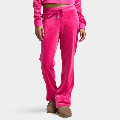 Juicy Couture OG Big Bling Velour Track Pants / Free Love