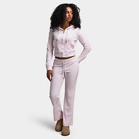 Juicy Couture OG Big Bling Velour Track Pants / Soft Glow