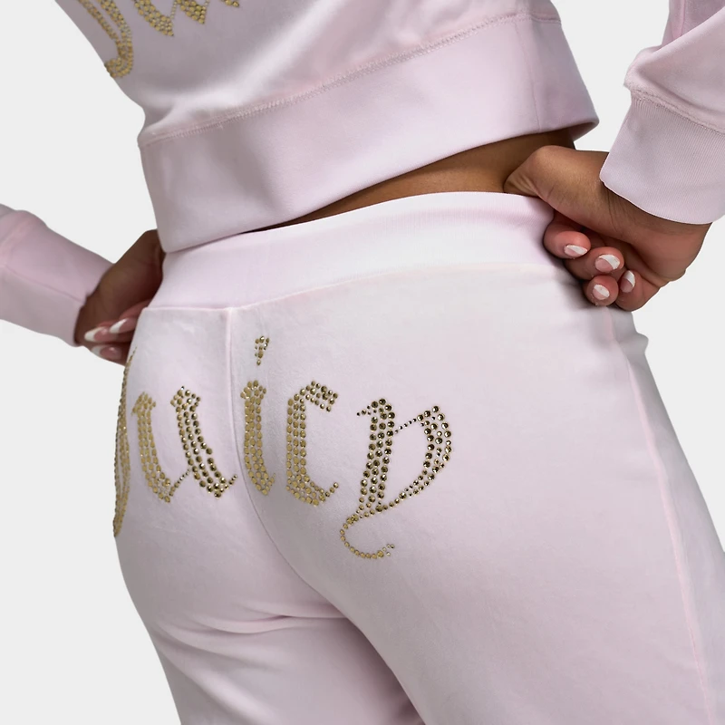 Juicy Couture Pantalon en velours OG Big Bling / Soft Glow