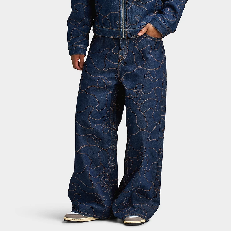 True Religion Mikey APO Embroidered Jeans / Blue