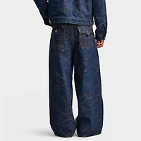 True Religion Mikey APO Embroidered Jeans / Blue