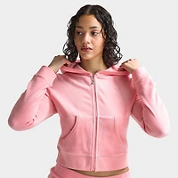 Juicy Couture Women's Heritage Cropped Track Jacket / Strawberry Ice
