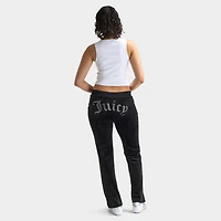 Juicy Couture Women's Cropped Fitted Graphic Tank / White
