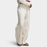 Juicy Couture Wide Leg Track Pant With Script Hotfix Cloud / Cherry Blossom