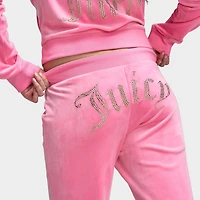 Juicy Couture Femmes Pantalon de Survêtement OG Bling Hot / Hotfix Or