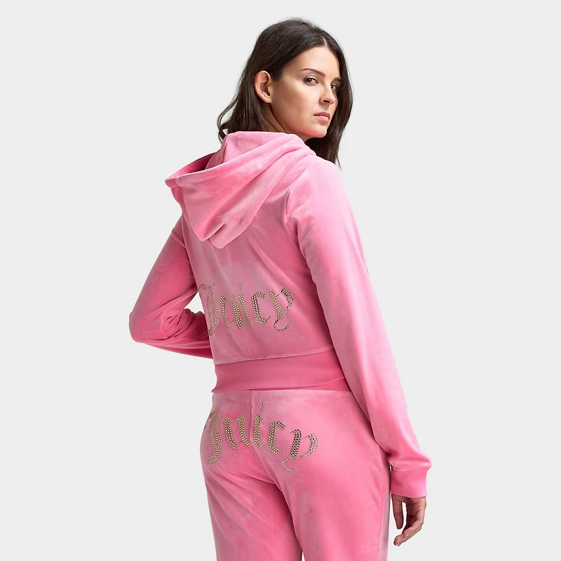 Juicy Couture Women's OG Bling Track Jacket Hot / Gold Hotfix