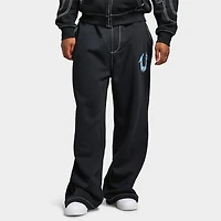 True Religion HS Paint Baggy Big T Sweats / Jet Black