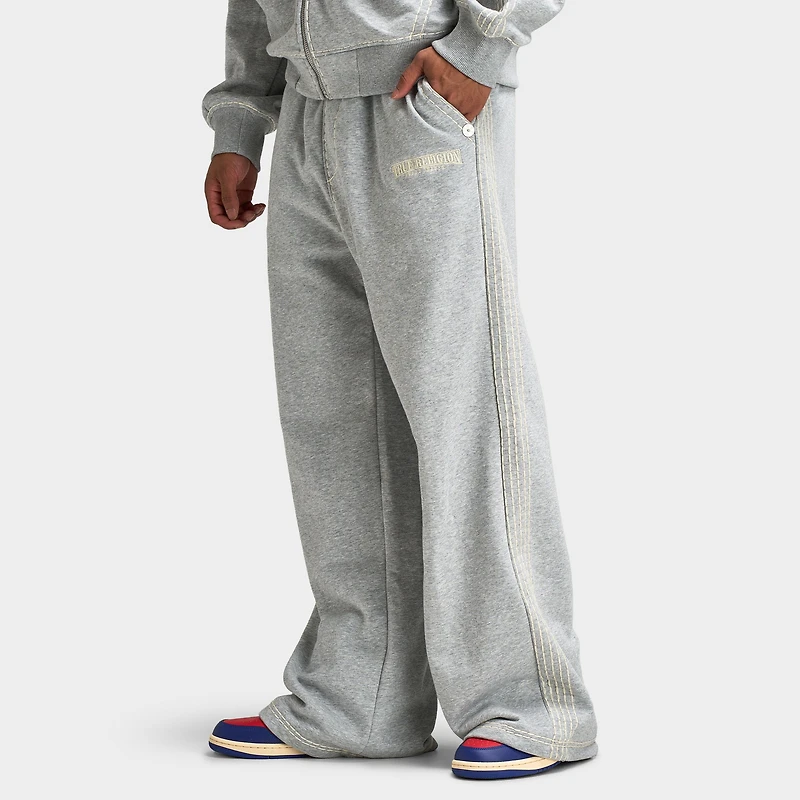 True Religion Super T Baggy Sweats / Heather Grey