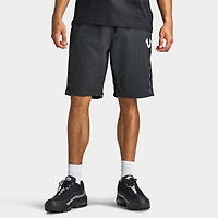 True Religion Nylon Fleece Zip Off Sweats / Jet Black