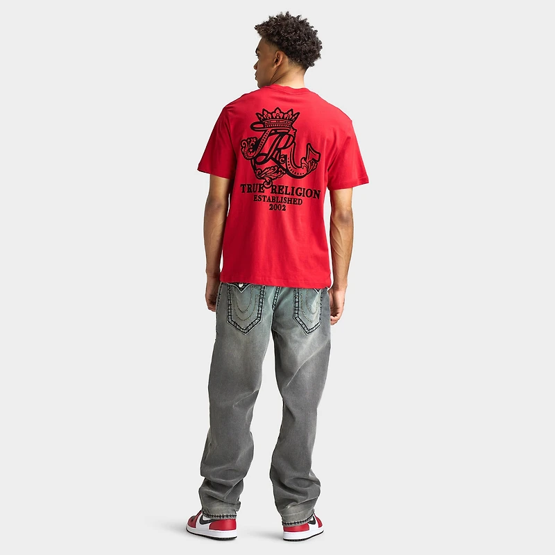 True Religion SS Chest Tee / Red