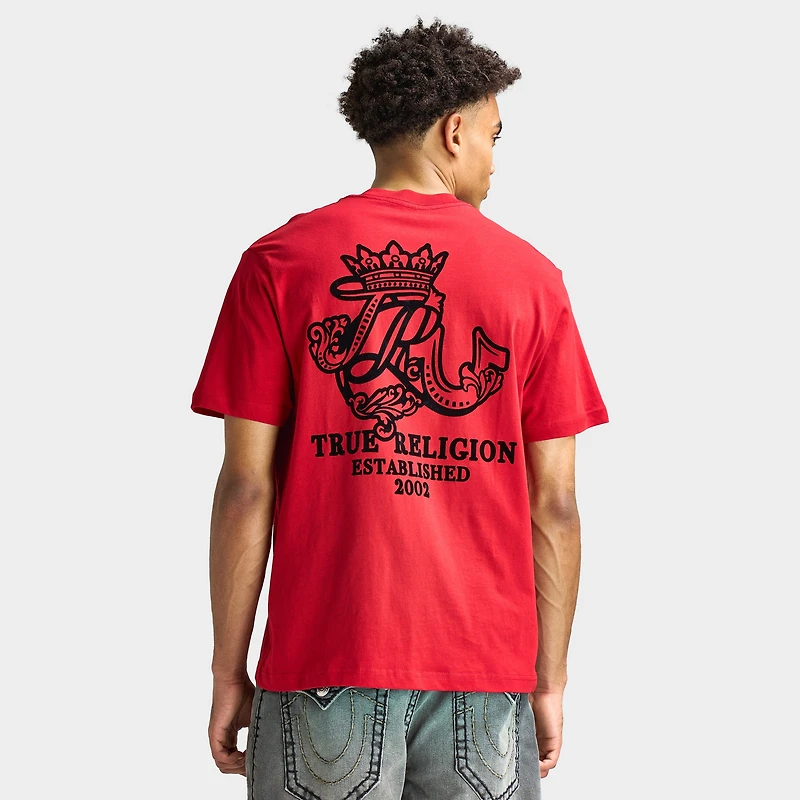True Religion SS Chest Tee / Red