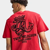 True Religion SS Chest Tee / Red