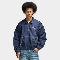 True Religion BIG T NYLON POPOVER / Indigo Blue